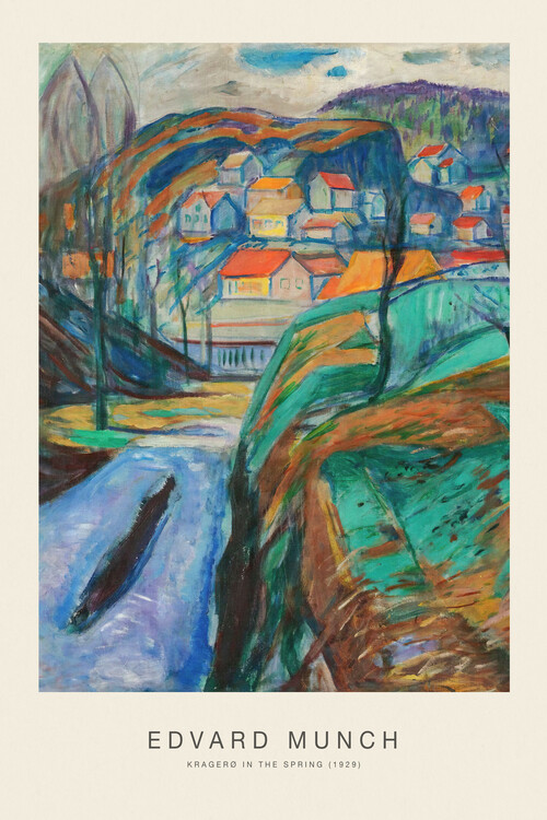 Плакат Kragerø in the Spring (Special Edition) - Edvard Munch