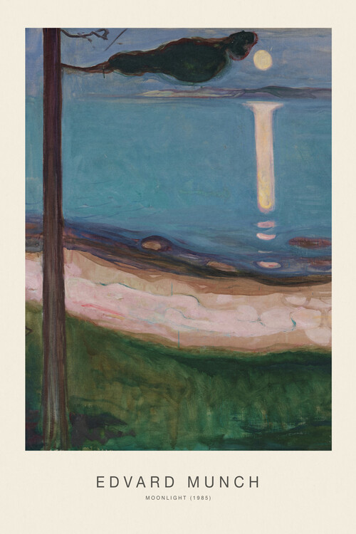 Плакат Moonlight (Special Edition) - Edvard Munch