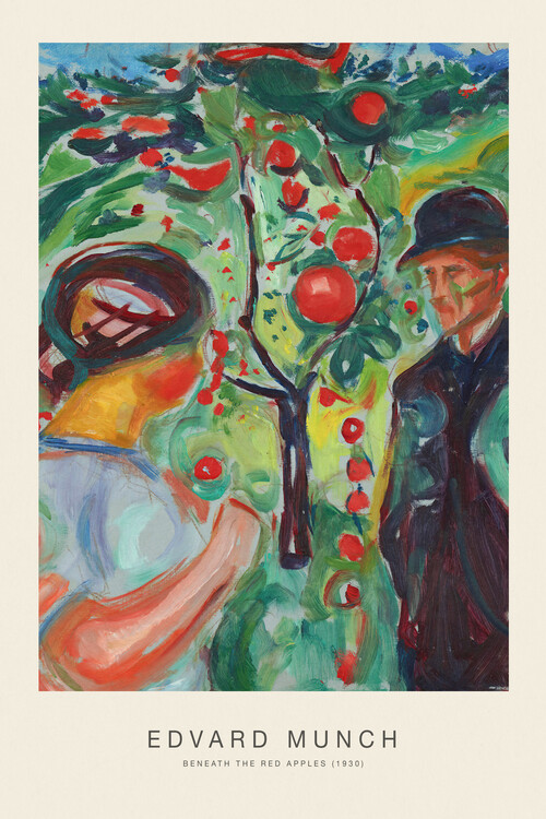 Плакат Beneath the Red Apples (Special Edition) - Edvard Munch