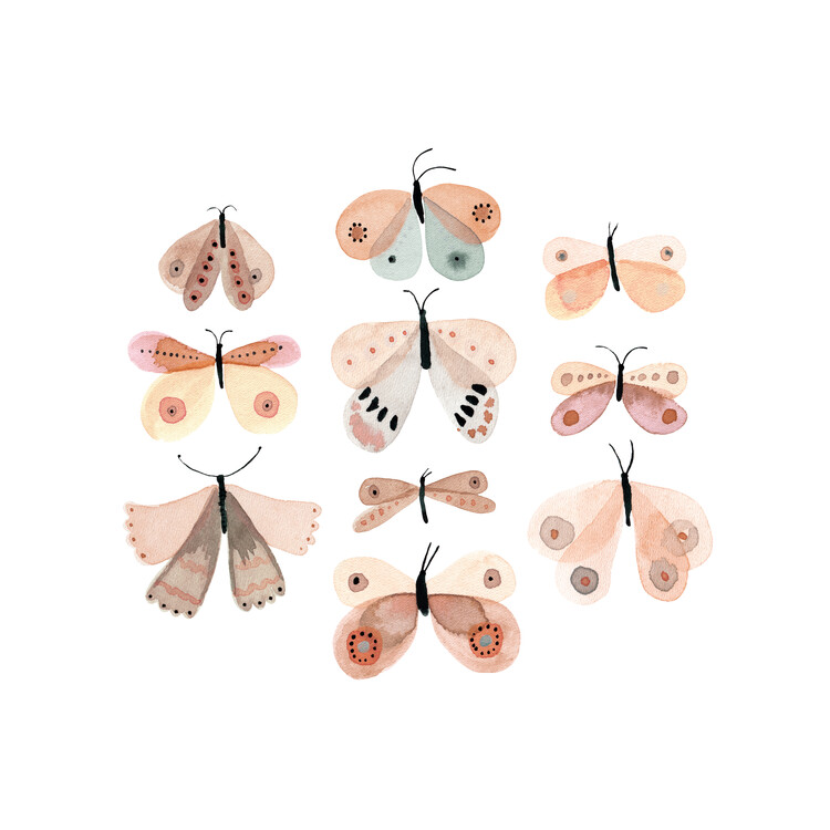 Bild auf Leinwand Claudia Voglhuber - Butterflies