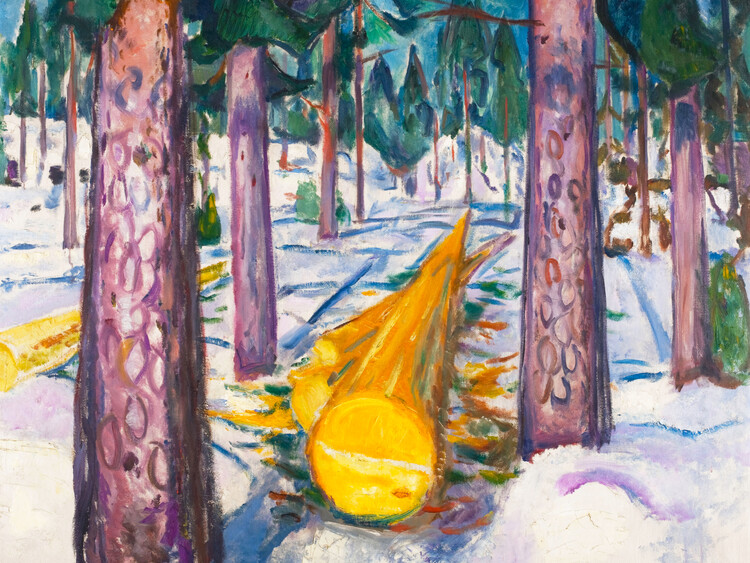 Obraz na plátně The Yellow Log