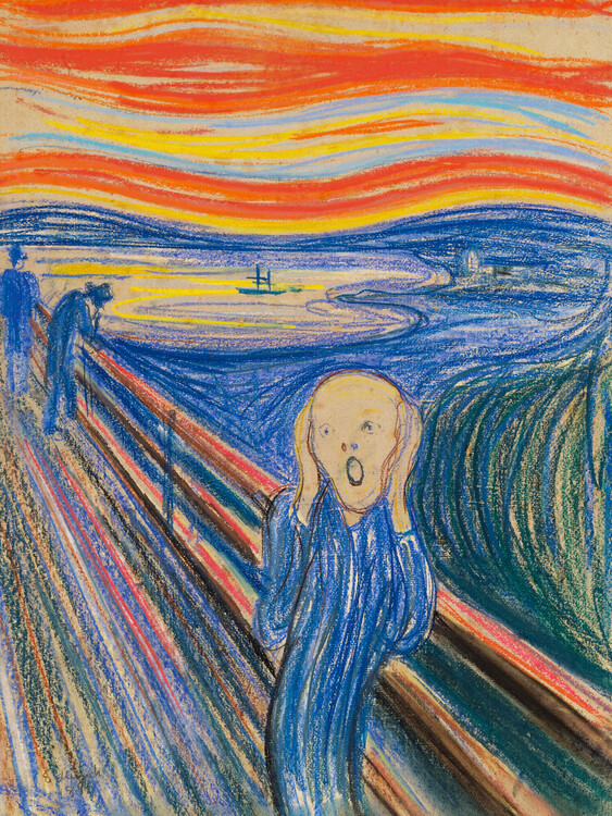 Póster The Scream, 1985 (3rd Version) - Edvard Munch