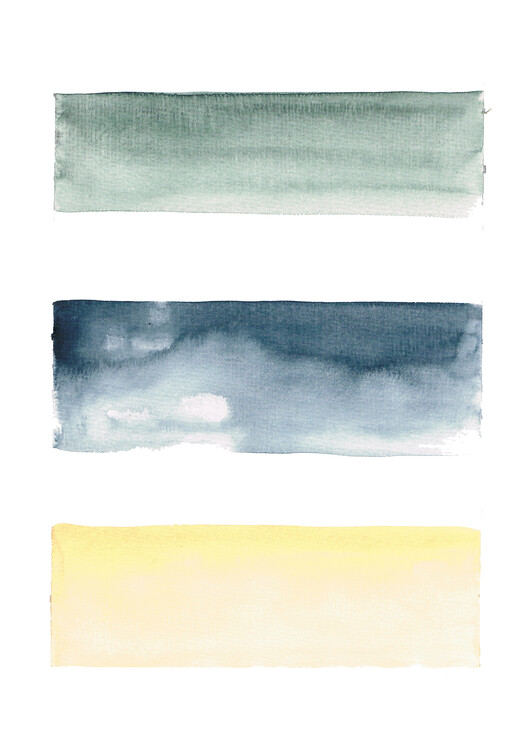 Poster Blush watercolor lines