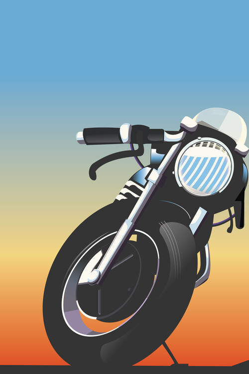 Плакат Vintage Motorcycle