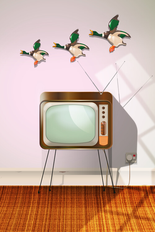 Плакат Flying Ducks
