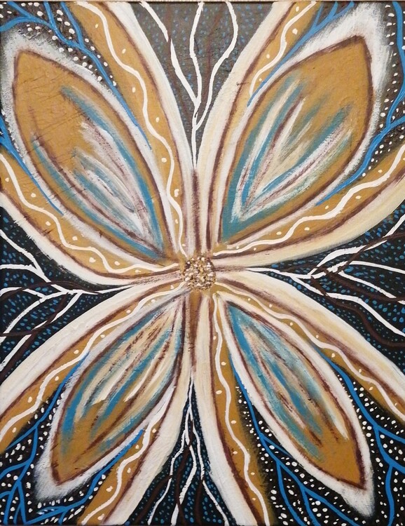 Plakát Abstract flower