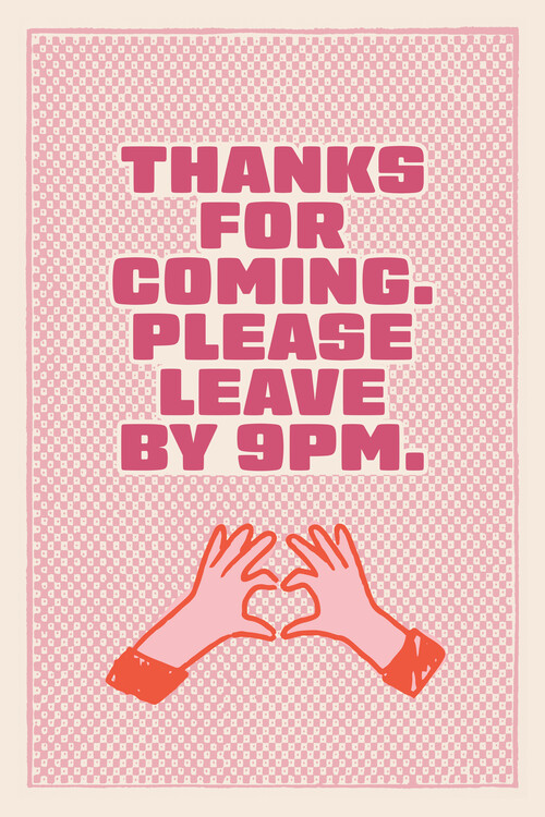 Poster Malou Studio - Thanks for coming