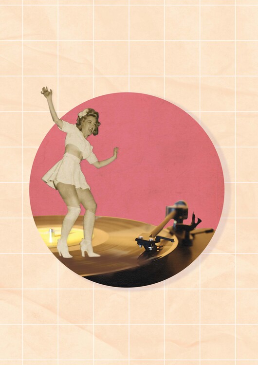 Canvas Print Dancing to the rhythm