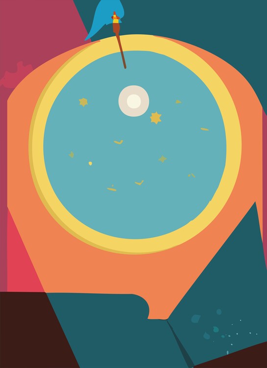 Плакат Voyager of the Cosmic Isle
