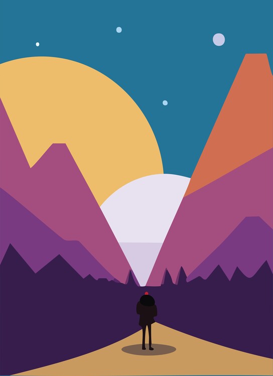 Плакат Path to the Celestial Summit