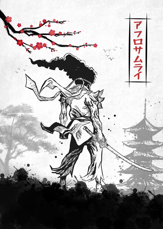 Poster Afro Samurai