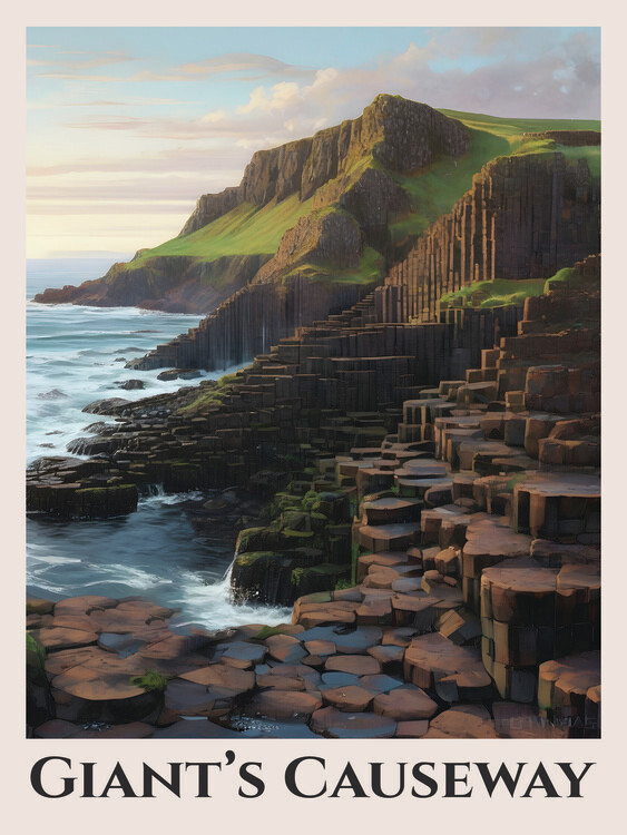 Plakát Giant's Causeway Northern Ireland