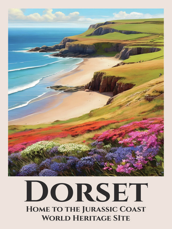 Plakát Dorset Jurassic Coast