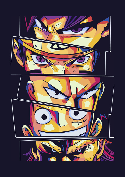 Poster Anime Legend Pop Art