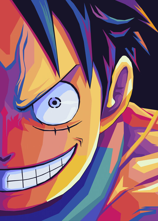 Poster Luffy Pop art