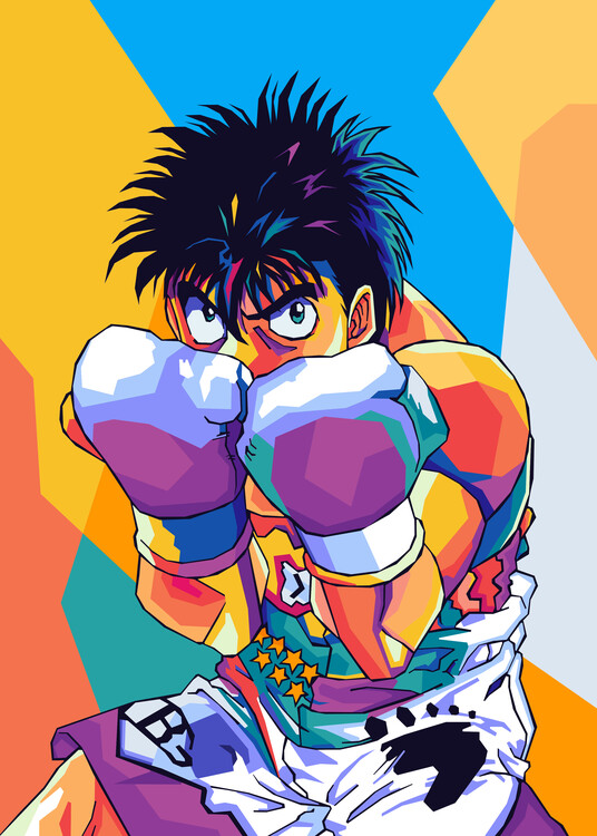 Poster Hajime wpap pop art