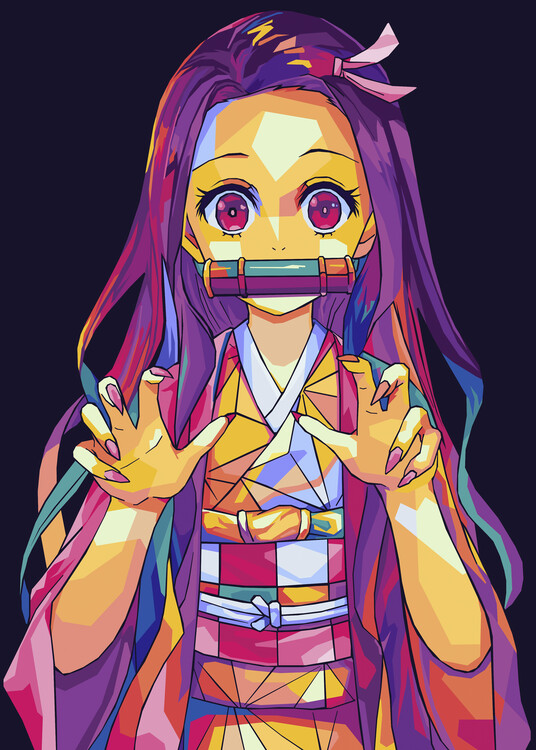 Poster Nezuko pop art