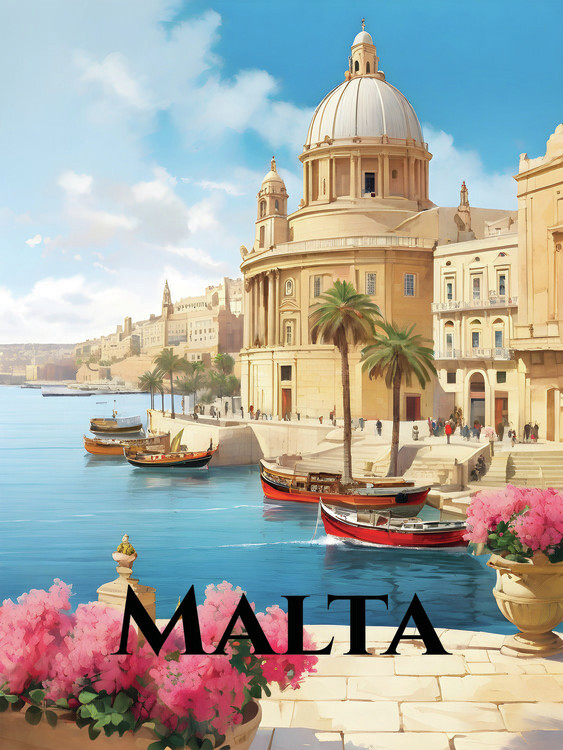 Plakát Malta