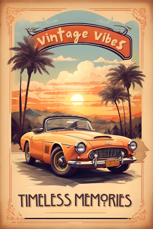 Poster Vintage Poster: Timeless Memories