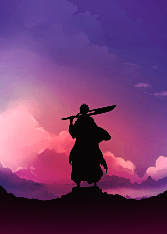 Плакат Anime Silhouette