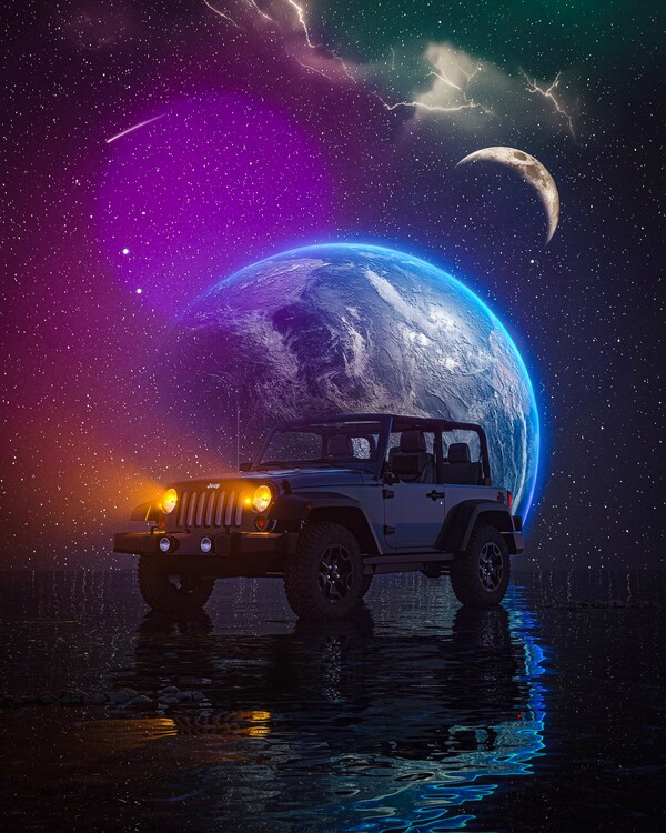 Plagát 4x4 Jeep automotive universe