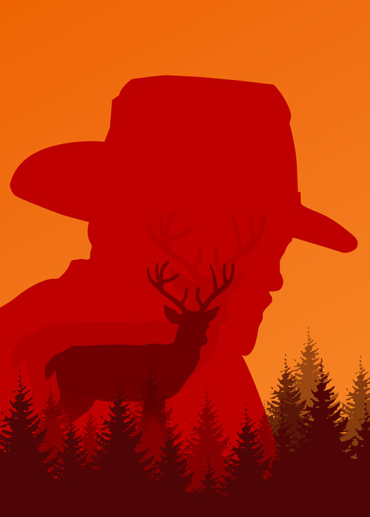 Poster Red Dead Cowboy