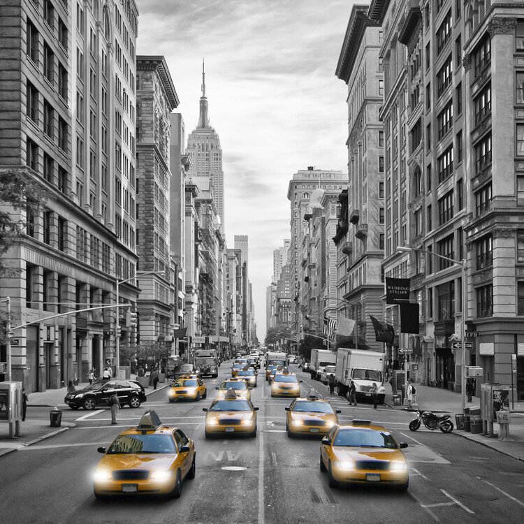Poster MANHATTAN Fifth Avenue Traffic