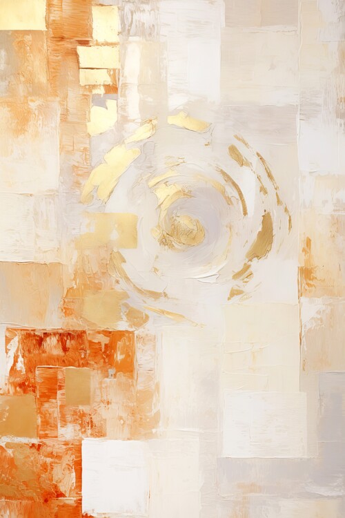 Poster ABSTRACT ART Seize the day