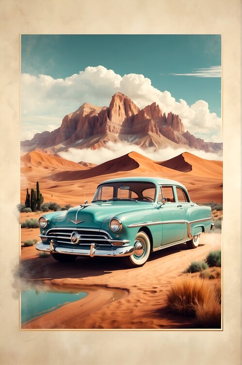 Poster Vintage Classic Car Poster