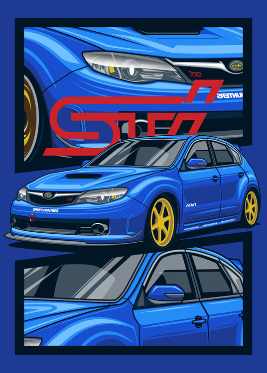 Poster Race car