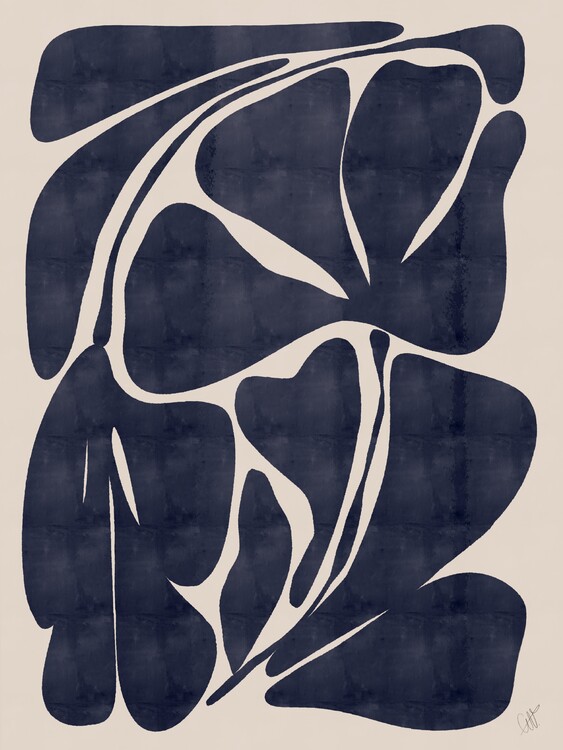 Póster Blue Abstract