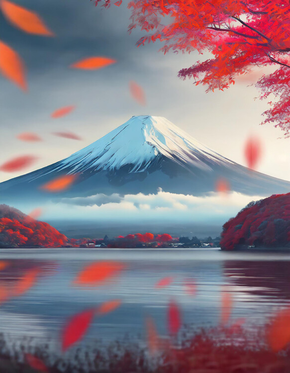 Плакат Mount Fuji Autumn