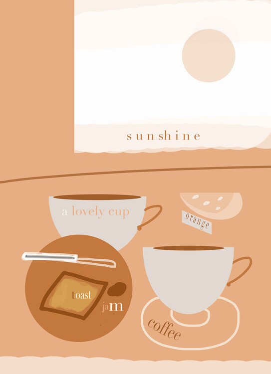 Plakát Morning Coffee