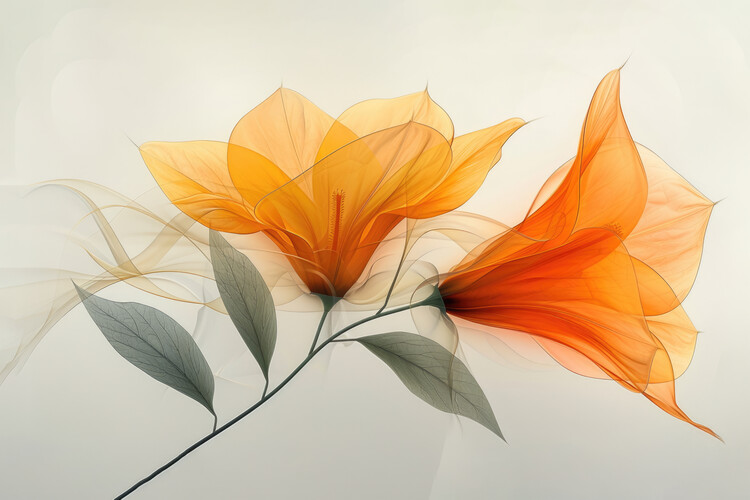 Плакат Orange Flower
