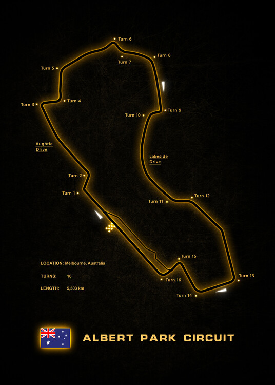 Canvas Print Albert Park