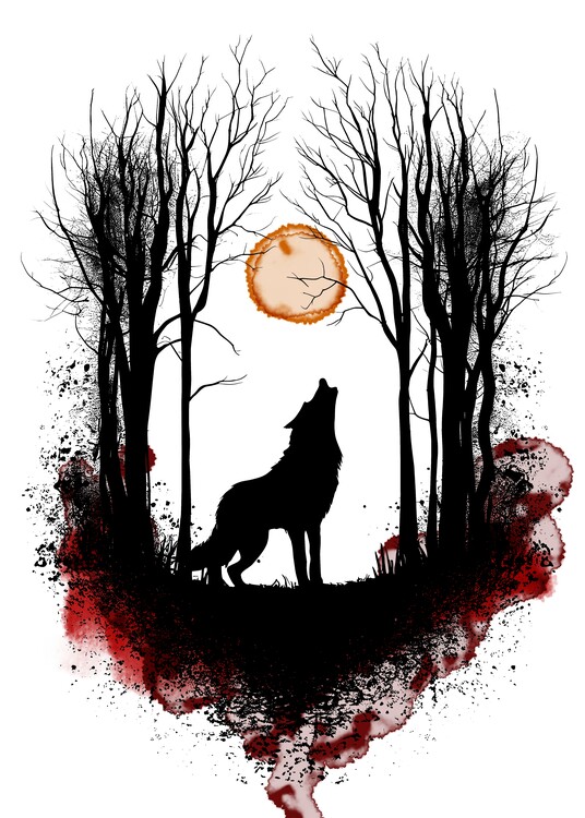 Plakát Howling in the night