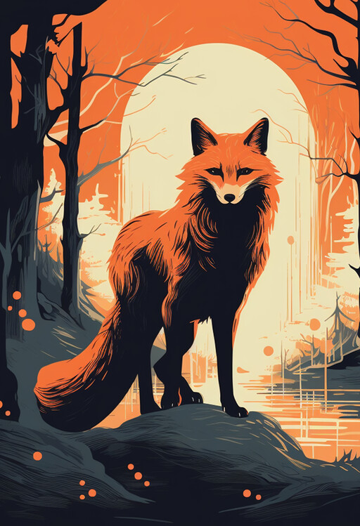 Plakat The Fox at Dawn