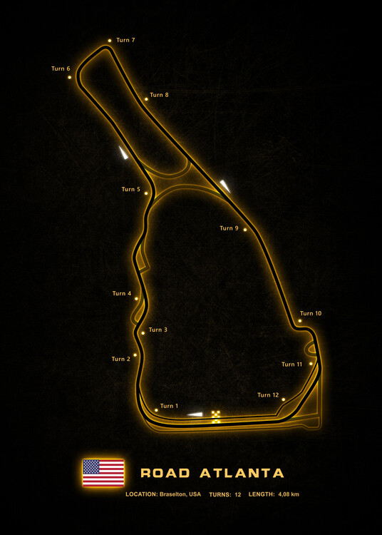 Poster Road Atlanta Circuit