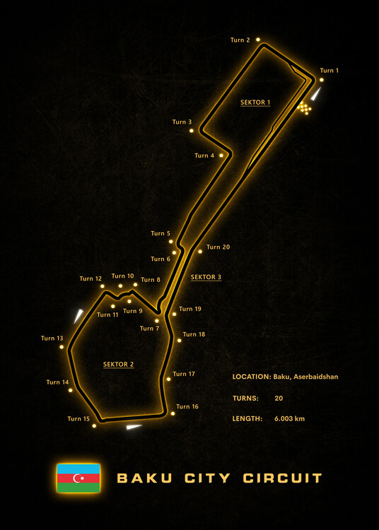 Poster Baku City Circuit