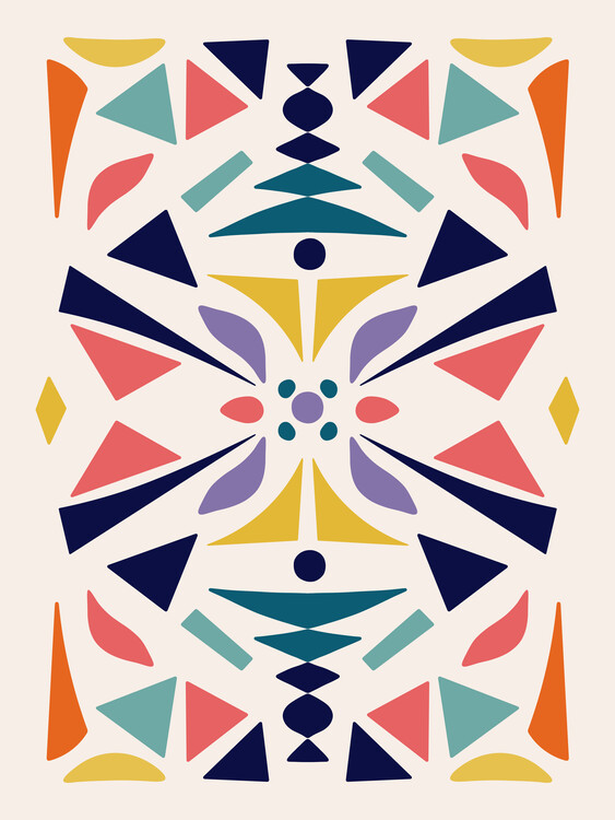 Poster Tribal Geometry
