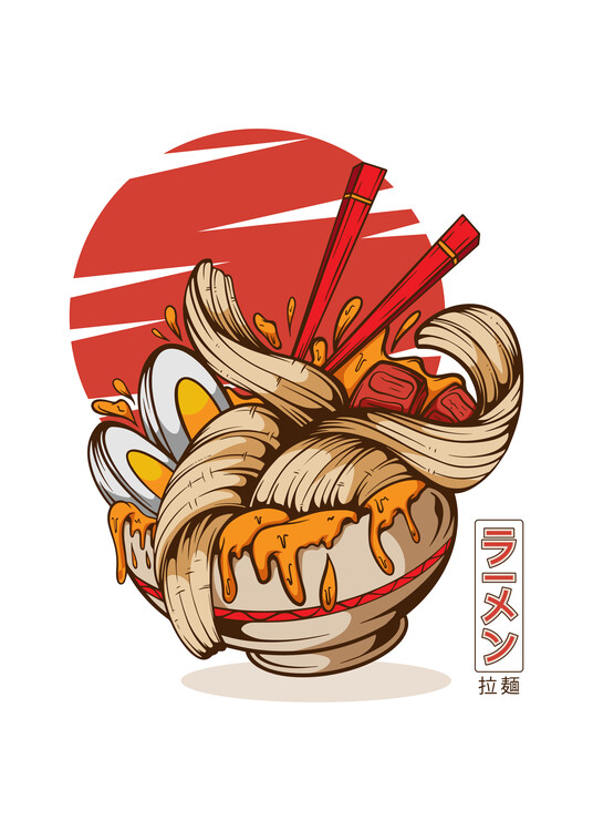 Poster Ramen - Japanese Food