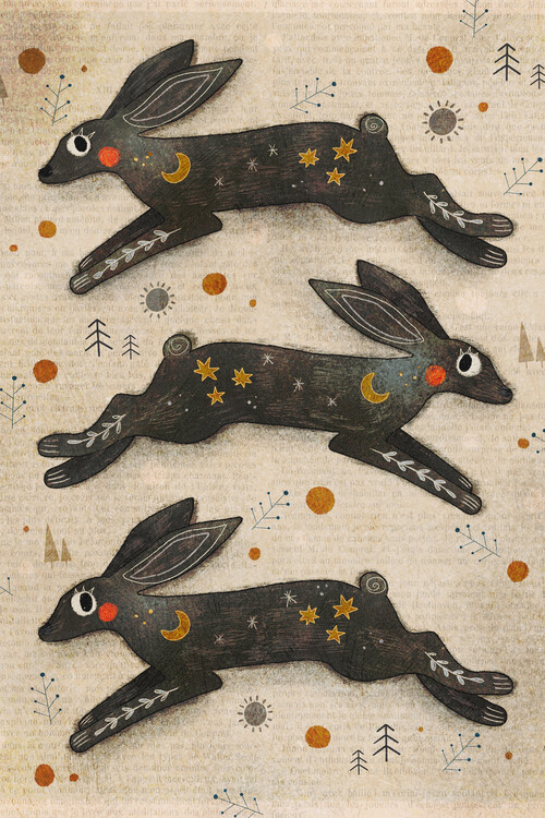 Bild auf Leinwand Nelli Suneli - Rabbit