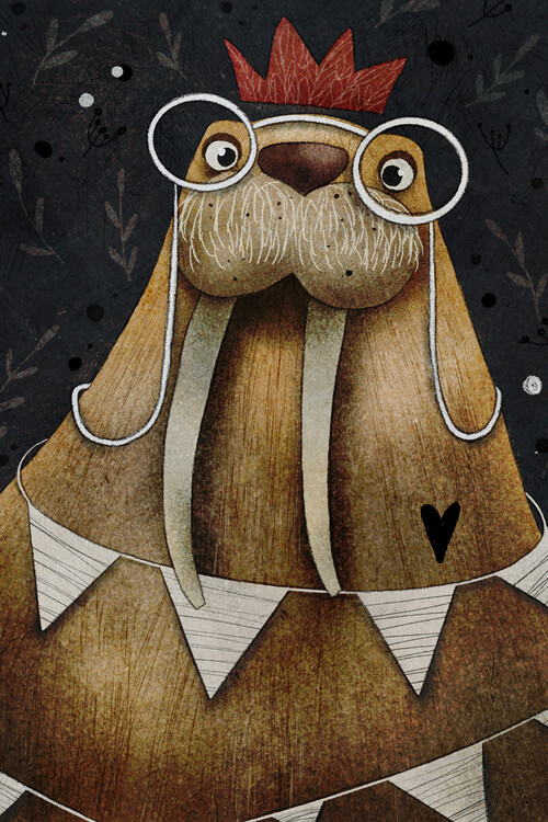 Bild auf Leinwand Nelli Suneli - Walrus