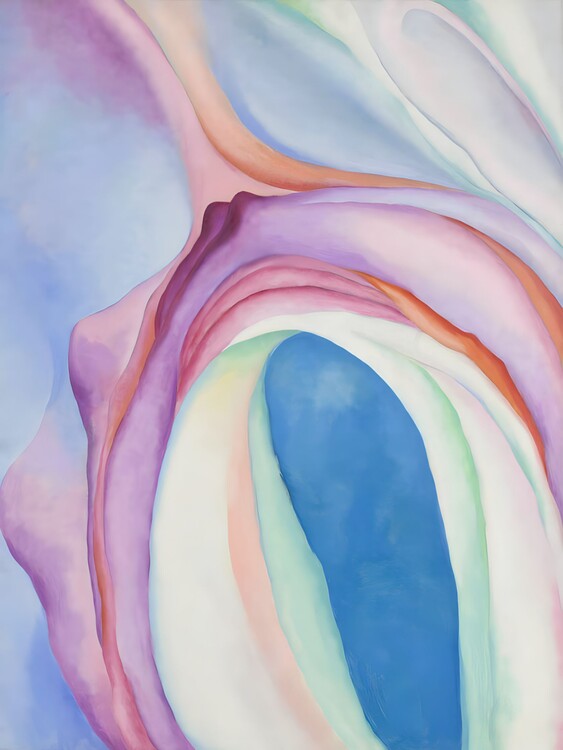 Poster Music Pink and Blue