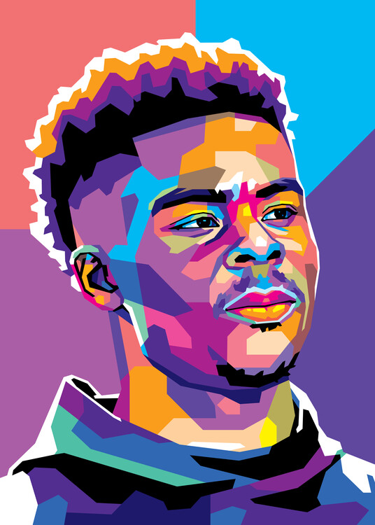 Poster Football Player