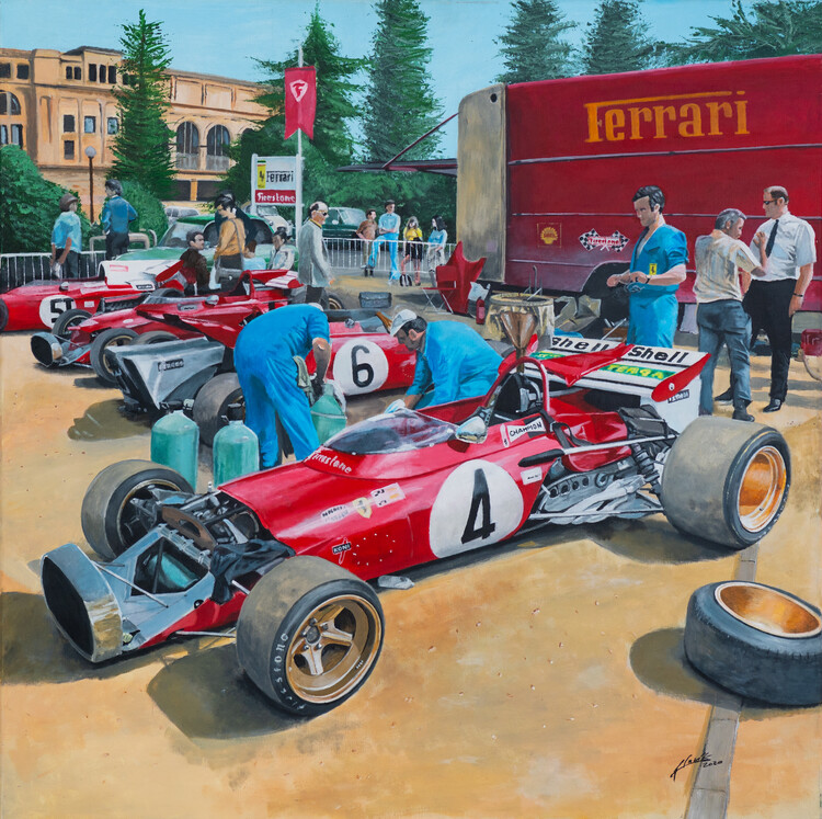 Poster Ferrari 312B