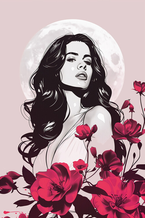 Poster Halftone Elizabeth