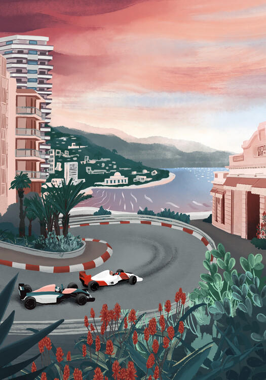 Sticker Monaco Circuit