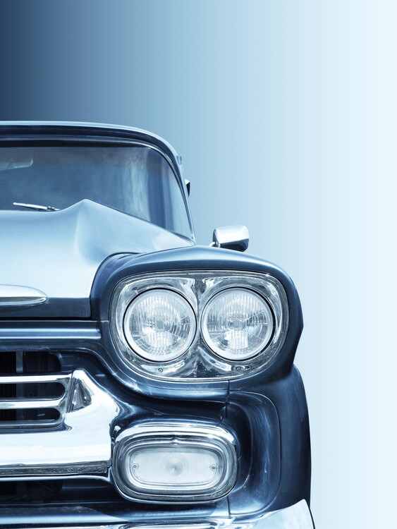 Levně Plakát, Obraz - American classic car Pickup Apache 1958, Beate Gube, 30 × 40 cm