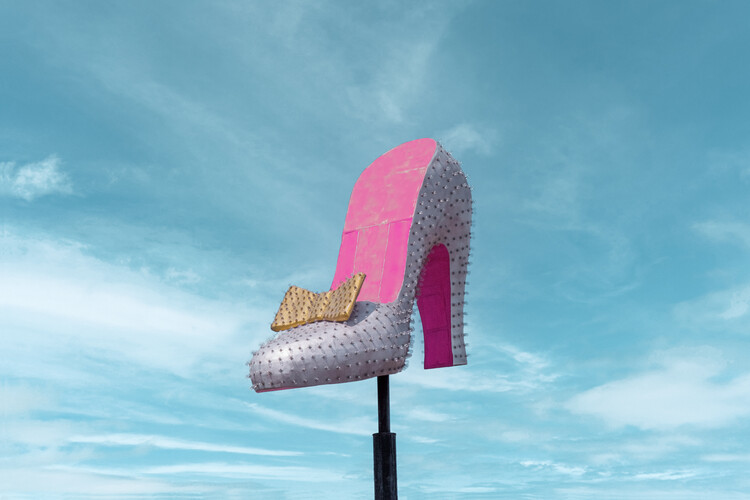 Sticker Silver Slipper